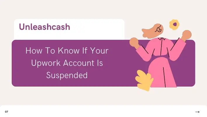 How To Know If Your Upwork Account Is Suspended