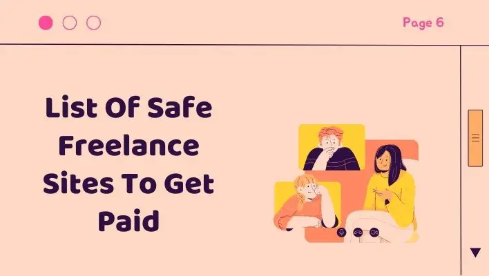 List Of Safe Freelance Sites To Get Paid