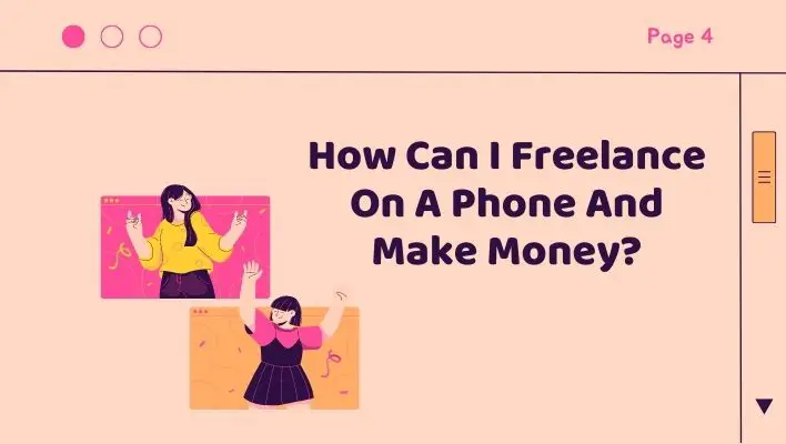 How Can I Freelance On A Phone And Make Money?