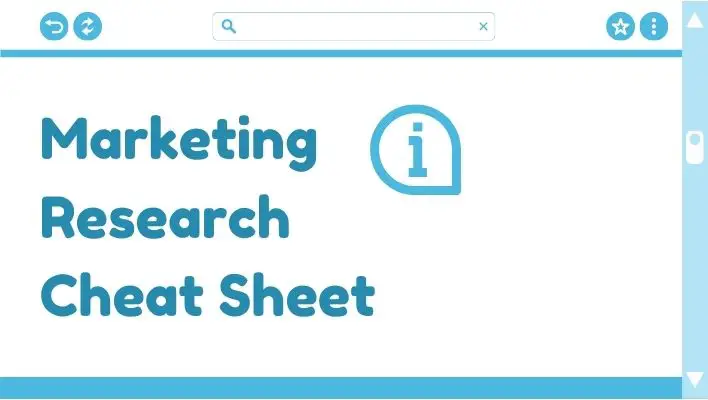 Marketing Research Cheat Sheet