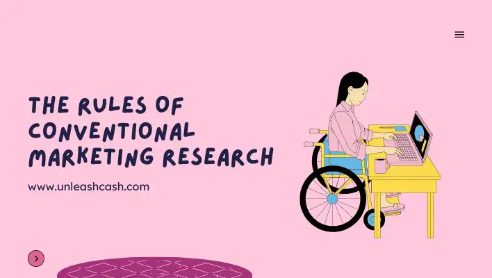 The Rules Of Conventional Marketing Research