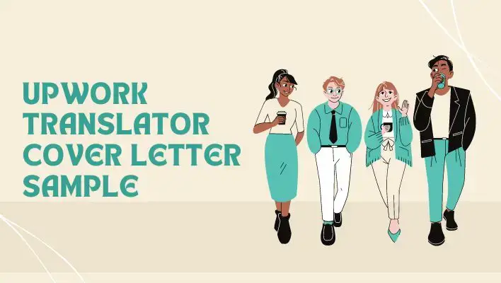 Upwork Translator Cover Letter Sample