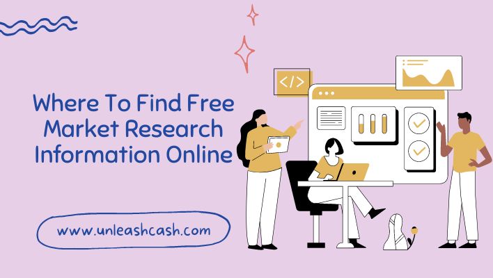 Where To Find Free Market Research Information Online