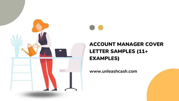 Account Manager Cover Letter Samples (11+ Examples)