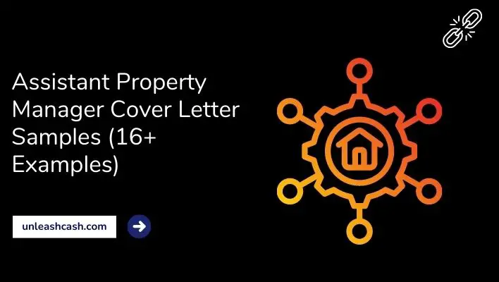 Assistant Property Manager  Cover Letter Samples (16+ Examples)