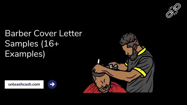 Barber Cover Letter Samples (16+ Examples)