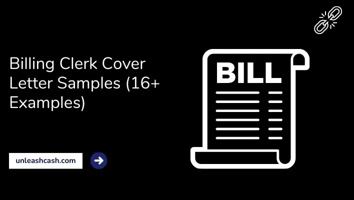 Billing Clerk Cover Letter Samples (16+ Examples)