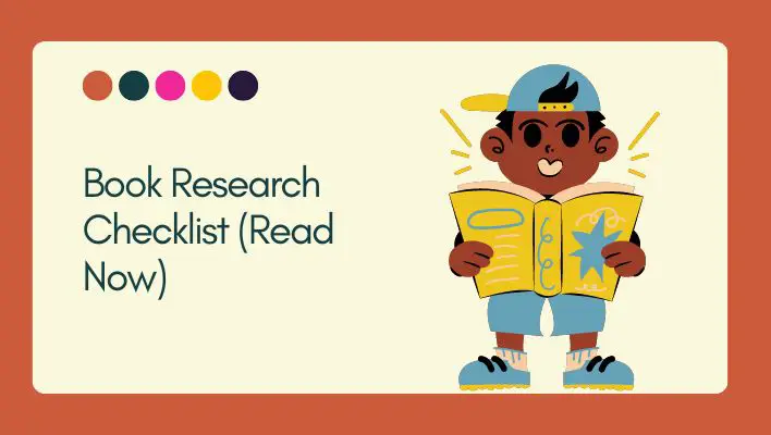 Book Research Checklist (Read Now)