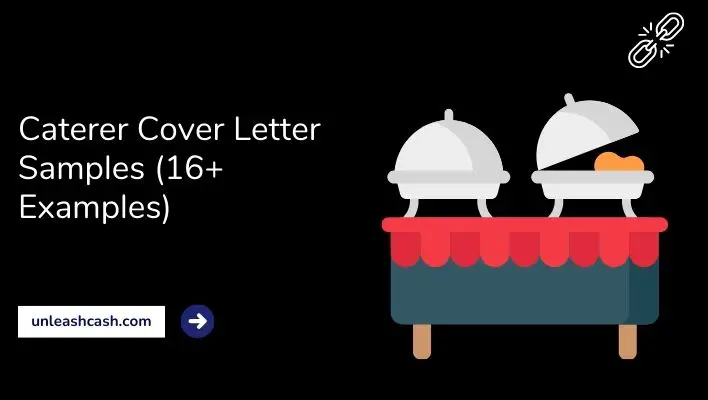 Caterer  Cover Letter Samples (16+ Examples)