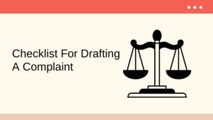 Checklist For Drafting A Complaint Unleash Cash   Checklist For Drafting A Complaint 300x169 