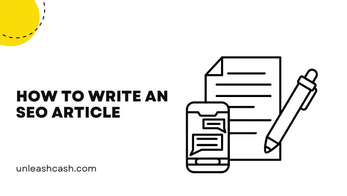 How To Write An SEO Article