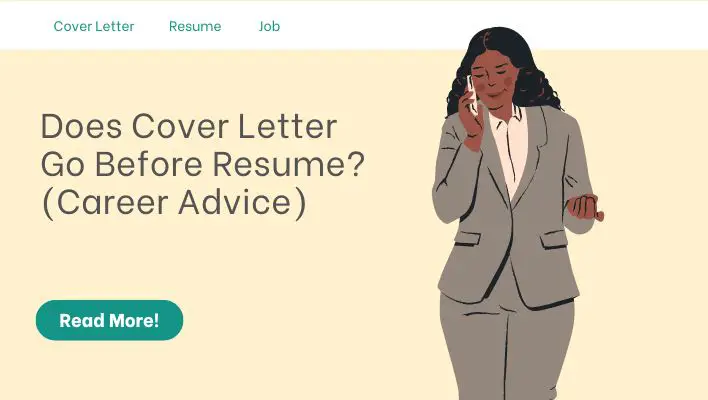 Does Cover Letter Go Before Resume? (Career Advice)