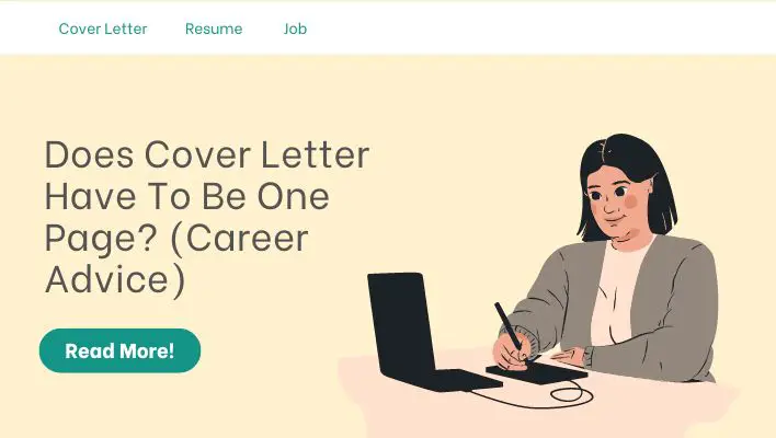 Does Cover Letter Have To Be One Page? (Career Advice)