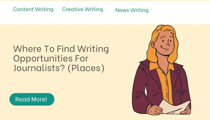 Where To Find Writing Opportunities For Journalists? (Places)