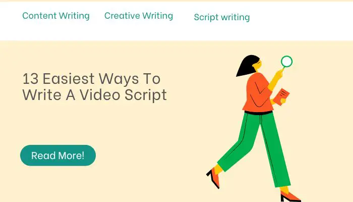 13 Easiest Ways To Write A Video Script