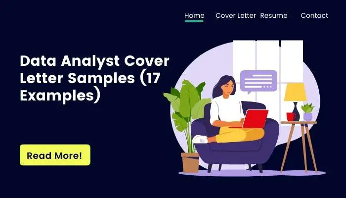 Data Analyst Cover Letter Samples (17 Examples)