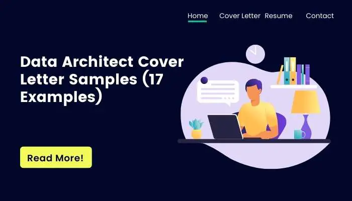 Data Architect Cover Letter Samples (17 Examples)