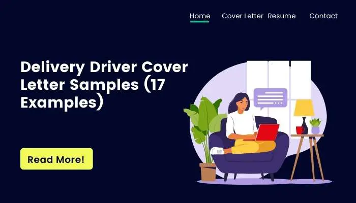 Delivery Driver Cover Letter Samples (17 Examples)