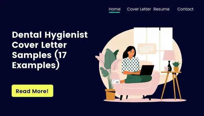 Dental Hygienist Cover Letter Samples (17 Examples)