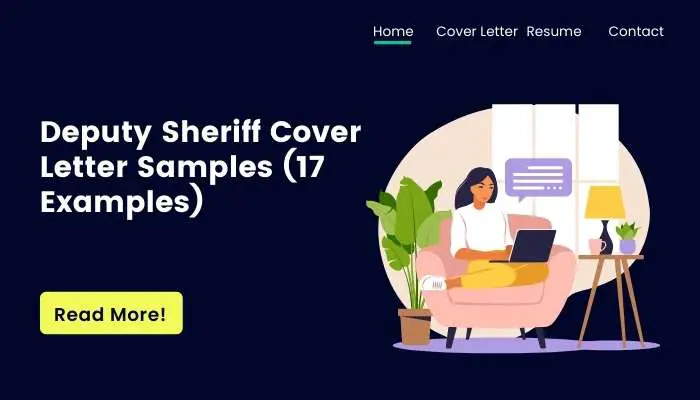 Deputy Sheriff  Cover Letter Samples (17 Examples)