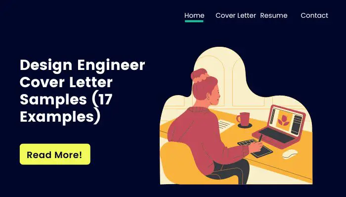 Design Engineer Cover Letter Samples (17 Examples)