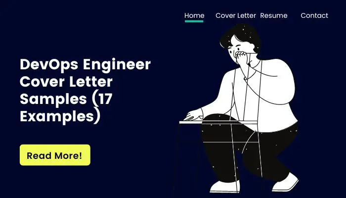 DevOps Engineer Cover Letter Samples (17 Examples)