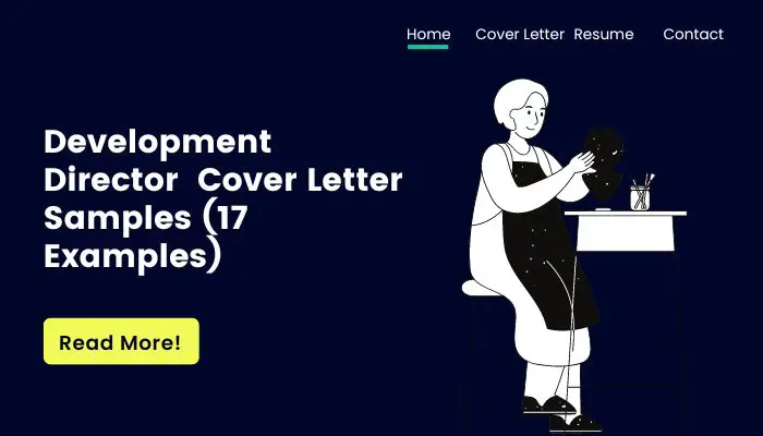 Development Director  Cover Letter Samples (17 Examples)