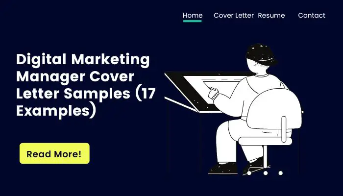 Digital Marketing Manager Cover Letter Samples (17 Examples)