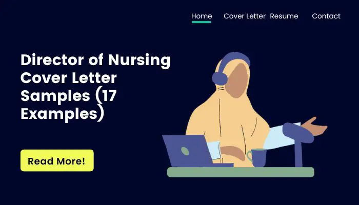 Director of Nursing Cover Letter Samples (17 Examples)