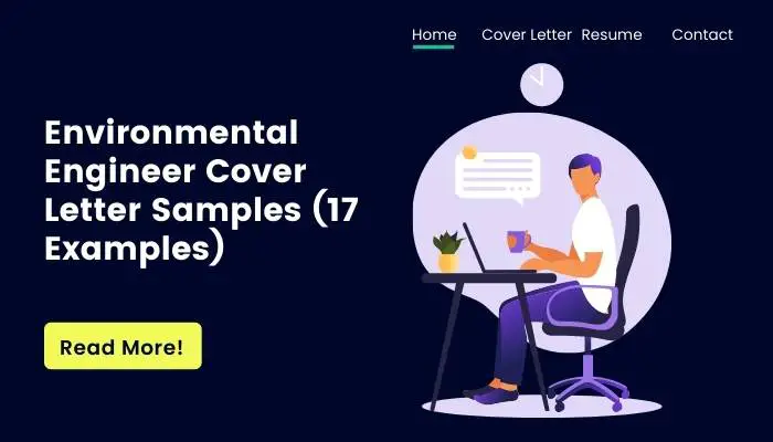 Environmental Engineer Cover Letter Samples (17 Examples)