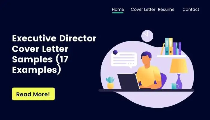 Executive Director Cover Letter Samples (17 Examples)