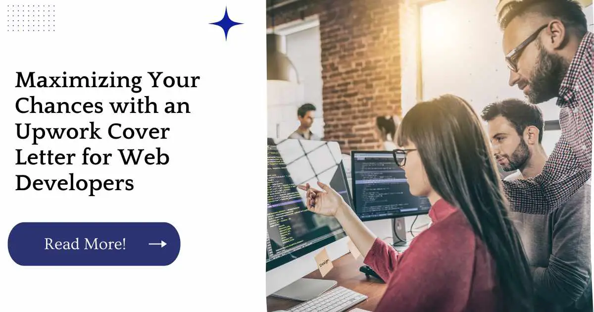 Maximizing Your Chances with an Upwork Cover Letter for Web Developers